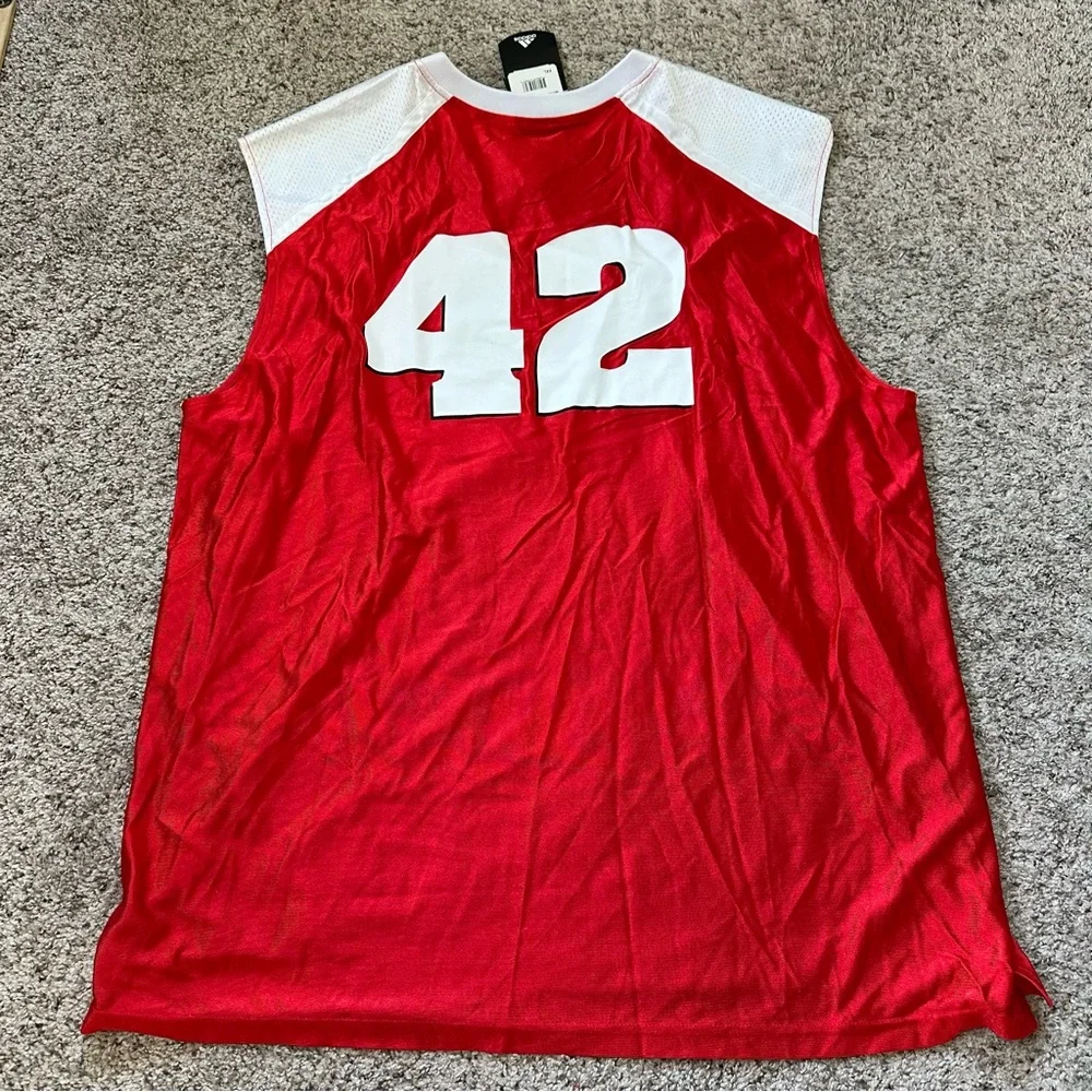 Adidas Wisconsin Red‎ Basketball Jersey